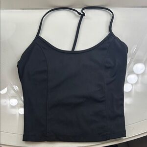 Victoria Secret Black cropped tank top